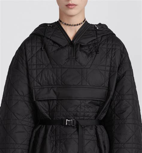 dior tartan anorak|Macrocannage Hooded Anorak Black Quilted Technical Taffeta.